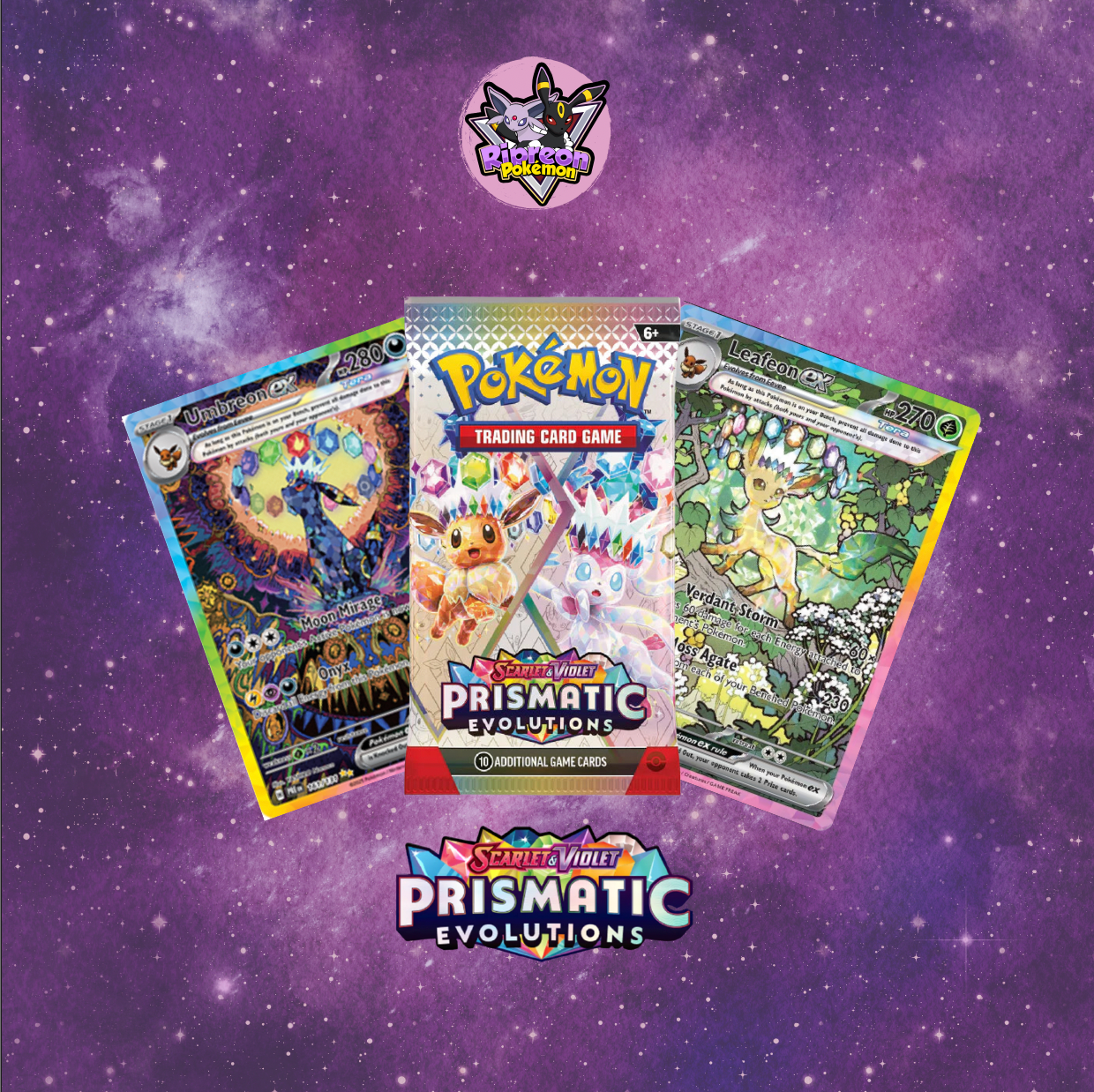Prismatic Evolutions Booster Pack !LIVE RIPS! (X1)