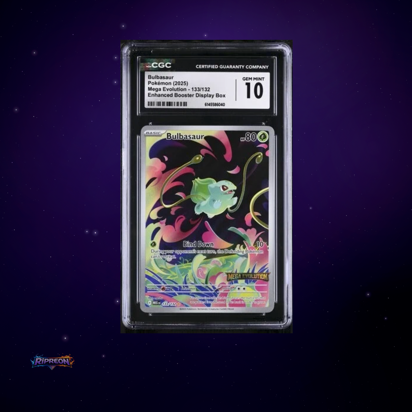 Bulbasaur #133/132 Stamped CGC MINT 10