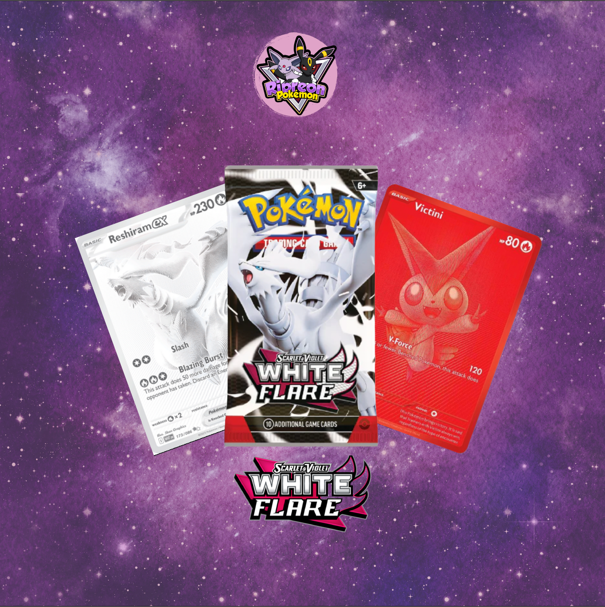 White Flare Booster Pack !LIVE RIPS! (X1)