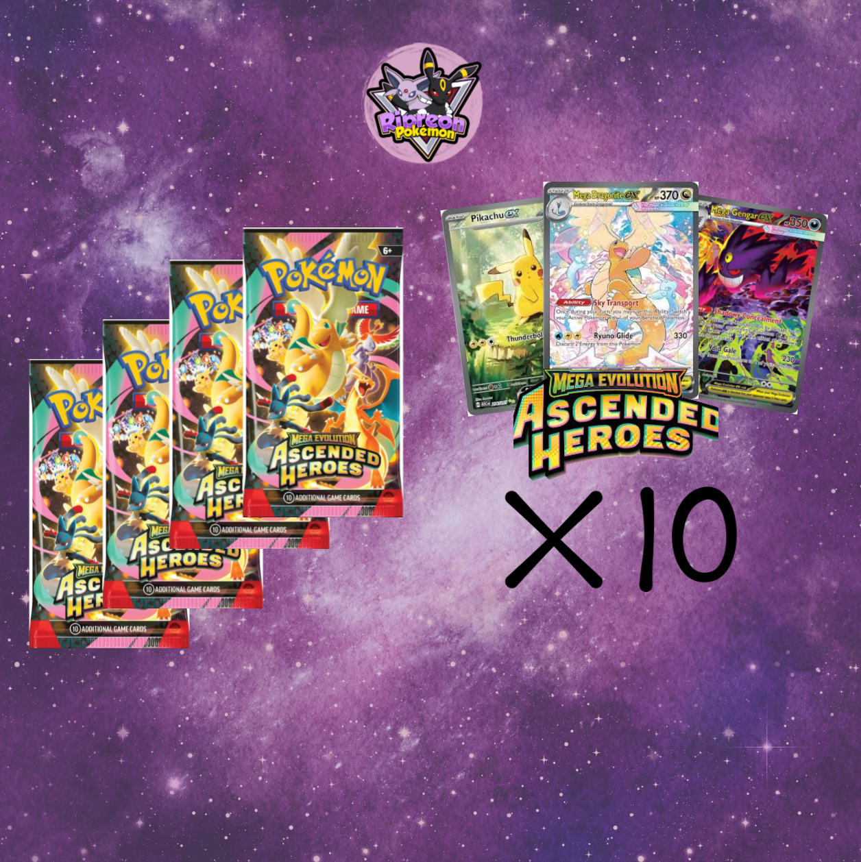 ASCENDED HEROES PACK (X10)