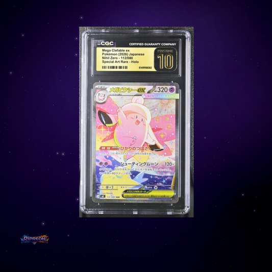 Mega Clefable ex (JP) #112/080 PRISTINE 10