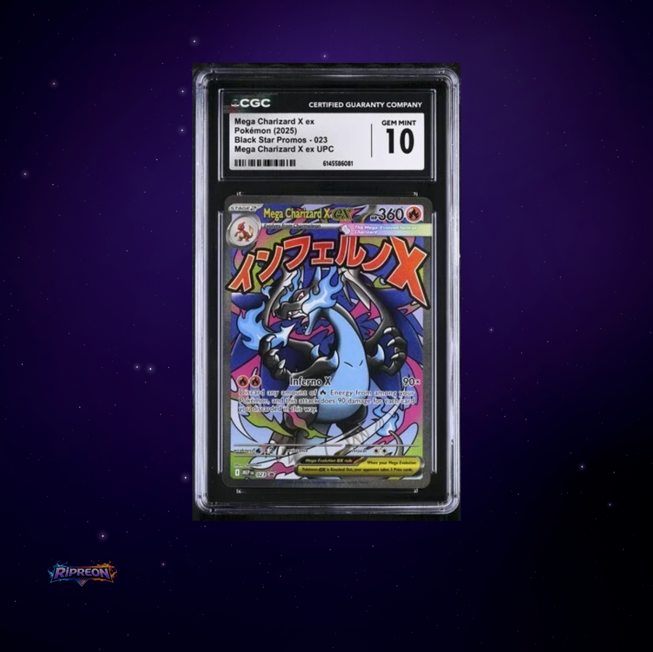 Mega Charizard X #023 PROMO CGC 10