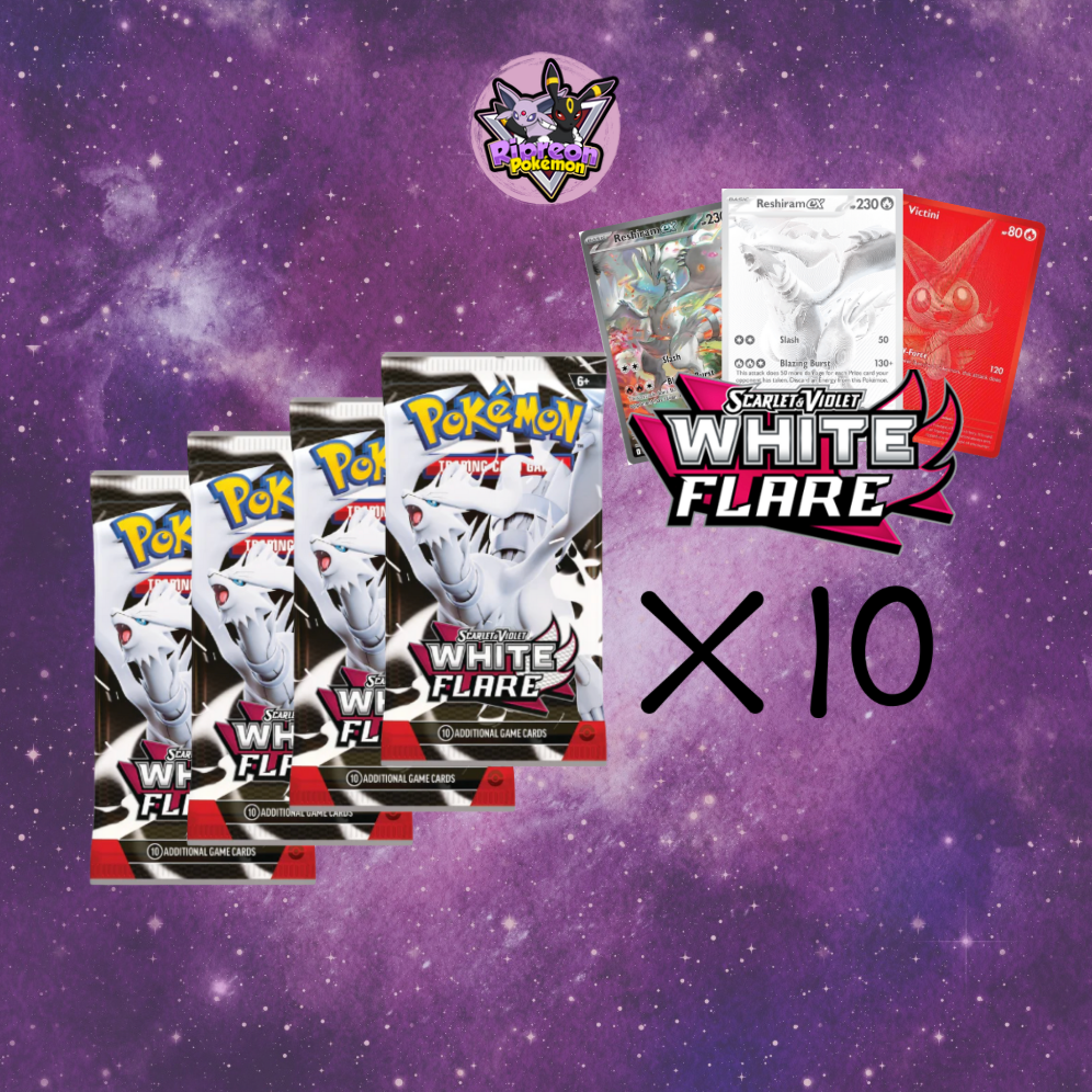 White Flare Booster Pack !LIVE RIPS! (X10)